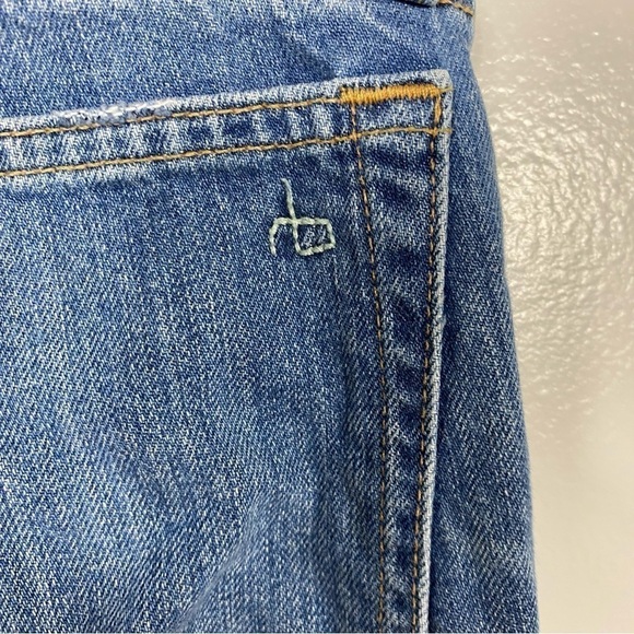 rag & bone Boyfriend Moss Ripped-Knee Jeans - Picture 9 of 12